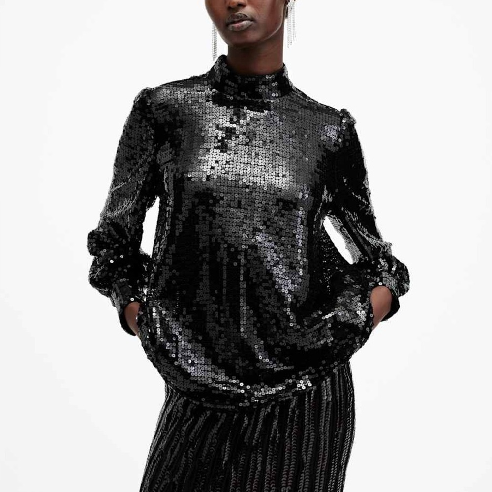 ALL SAINTS Whitney Sequin Top